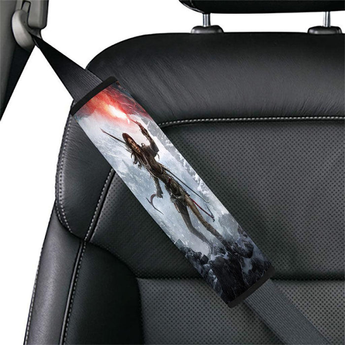 giving a fog sign tomb raider Car seat belt cover - Grovycase