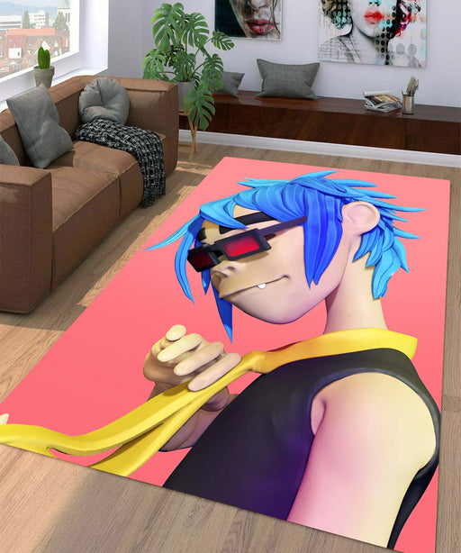 gorillaz 3d character Living room carpet rugs