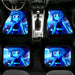 glowing in the dark lapis lazuli Car floor mats Universal fit