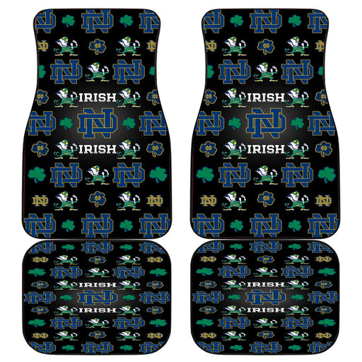 notre dame irish Car floor mats Universal fit