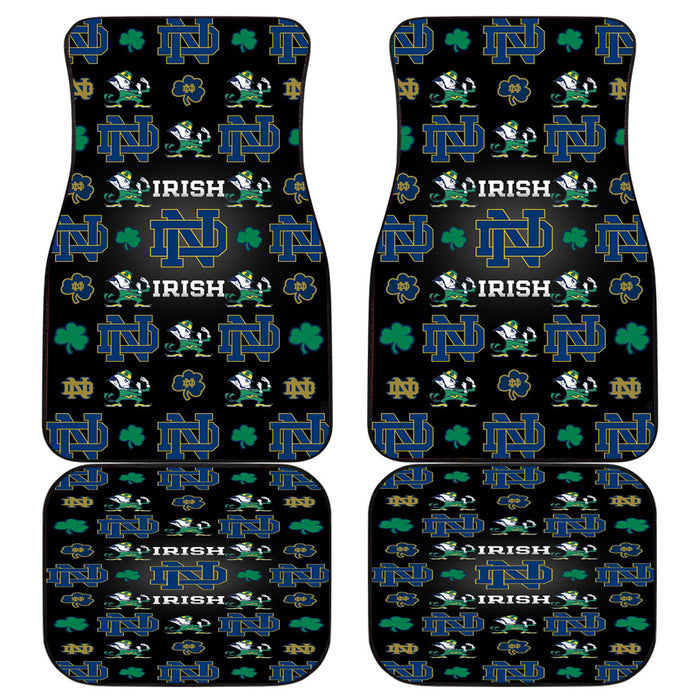 notre dame irish Car floor mats Universal fit