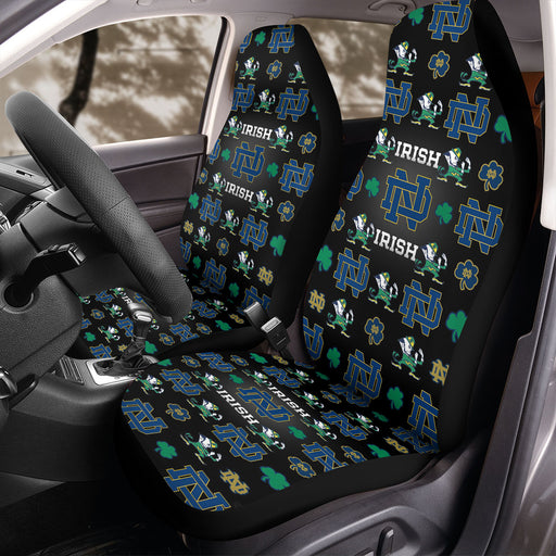 notre dame irish Car Seat Covers