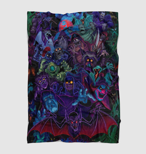 ghost villains of scooby doo Ultra soft fleece blanket