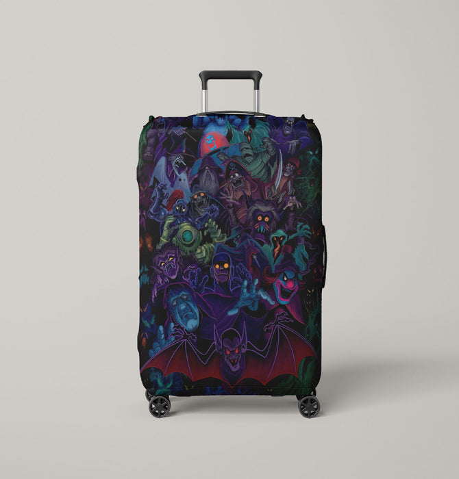 ghost villains of scooby doo Luggage Cover | suitcase