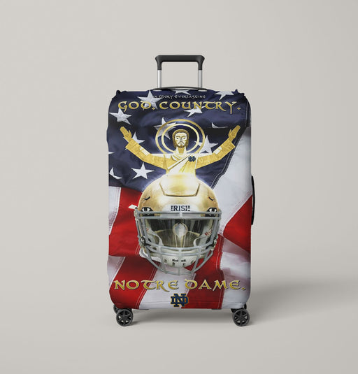 notre dame nd glory Luggage Cover | suitcase