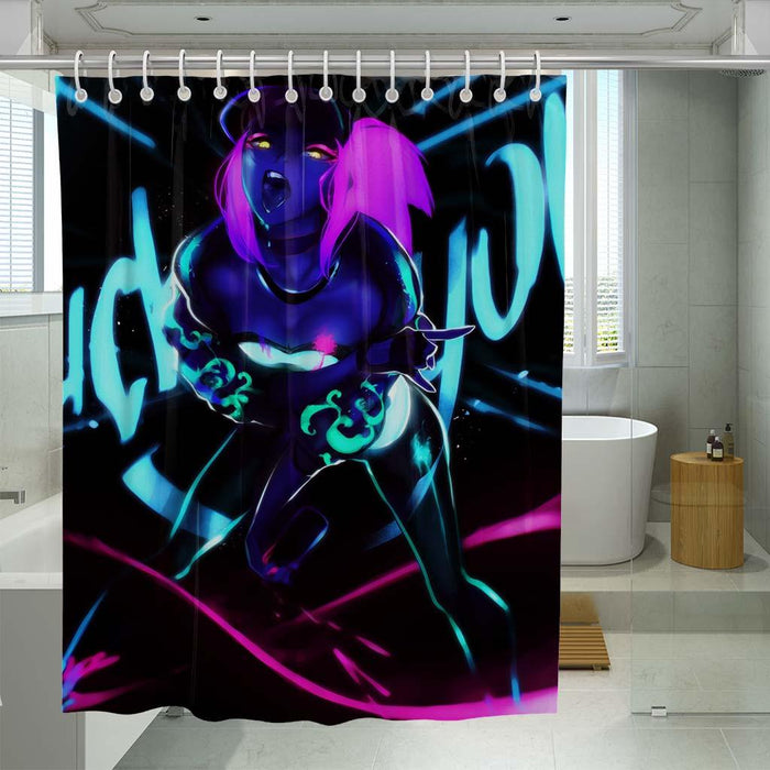 gorillaz chaos shower curtains