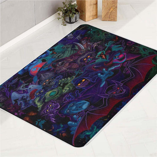 ghost villains of scooby doo bath rugs