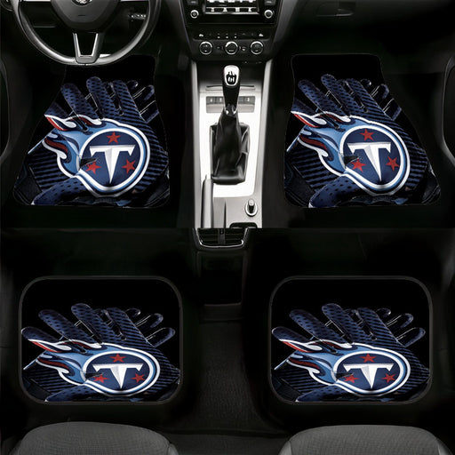 glove of tennessee titans team nfl Car floor mats Universal fit