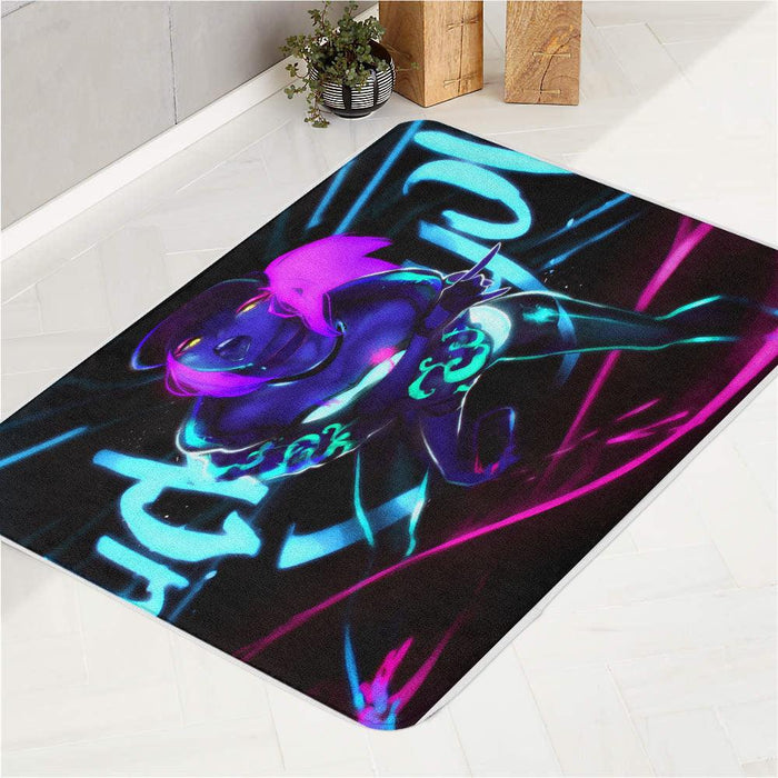 glowing league of legends akali bath rugs