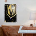 glow in the dark vgk icon hockey Poster Metal print wall art