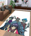 gorillaz member Living room carpet rugs