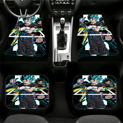 glowing line dragon ball Car floor mats Universal fit