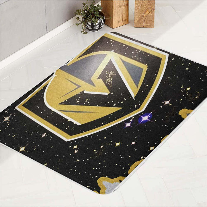 glow in the dark vgk icon hockey bath rugs