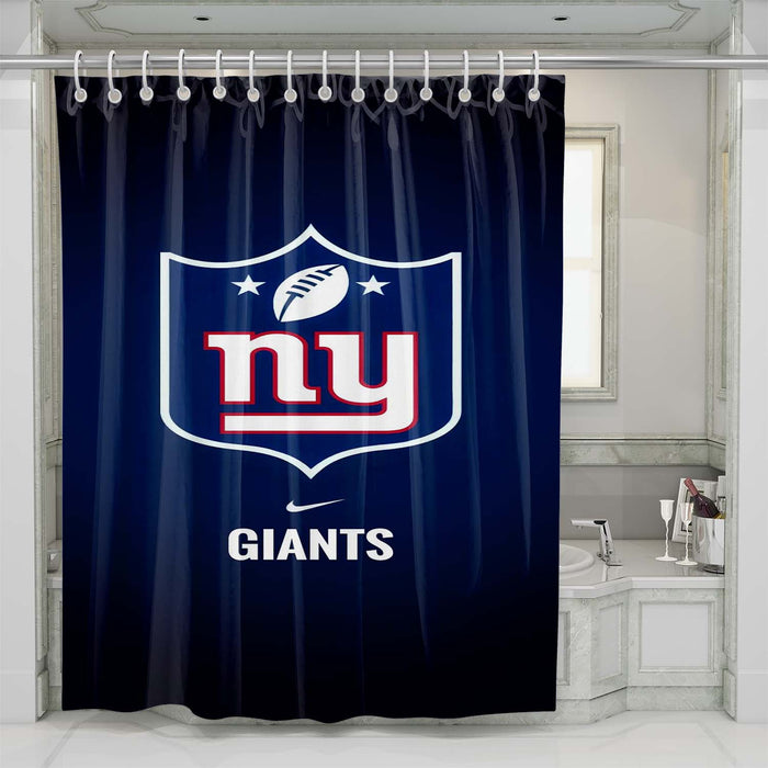 ny giants 2 shower curtains