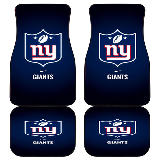 Ny giants 2 Car floor mats Universal fit