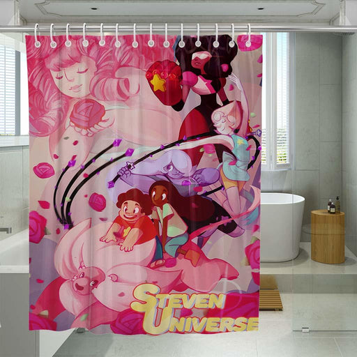 gravity falls forest shower curtains