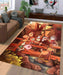 gravity falls forest Living room carpet rugs