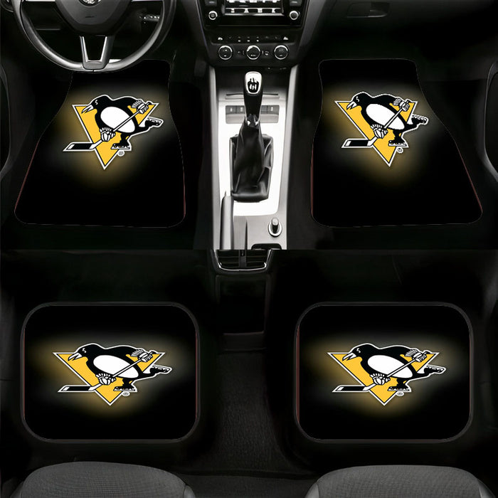 glow pittsburgh penguins nhl Car floor mats Universal fit