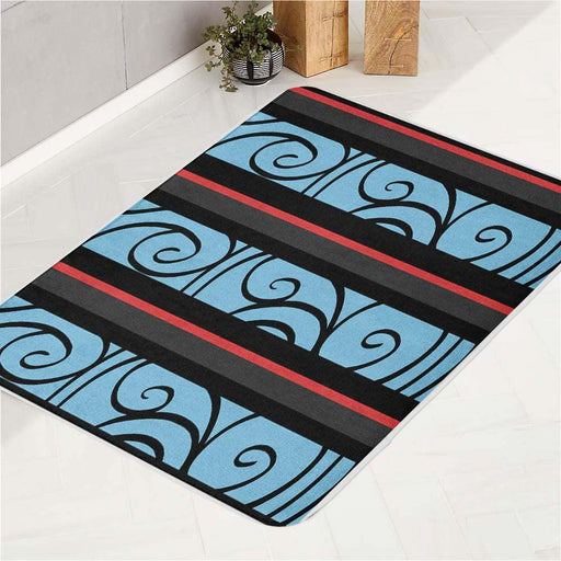 gintama anime line pattern bath rugs