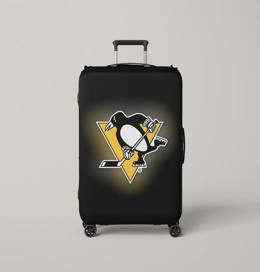 glow pittsburgh penguins nhl Luggage Covers | Suitcase