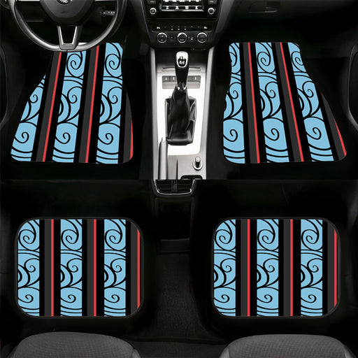 gintama anime line pattern Car floor mats Universal fit