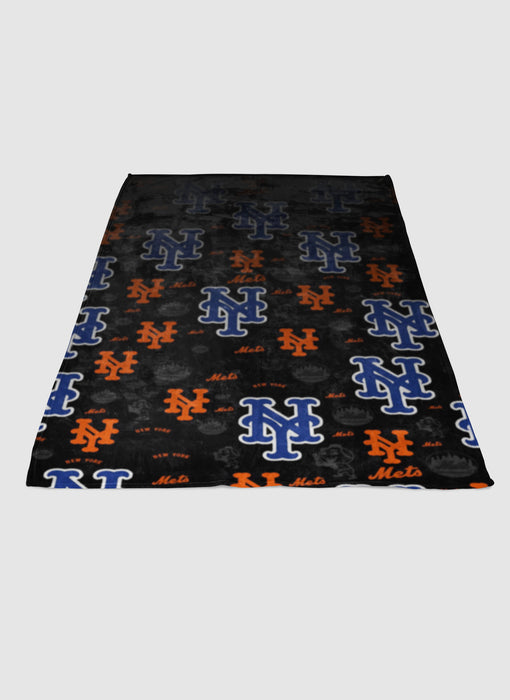 Ny mets 3 soft fleece blanket