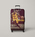 glow yellow kyrie irving cavaliers Luggage Covers | Suitcase