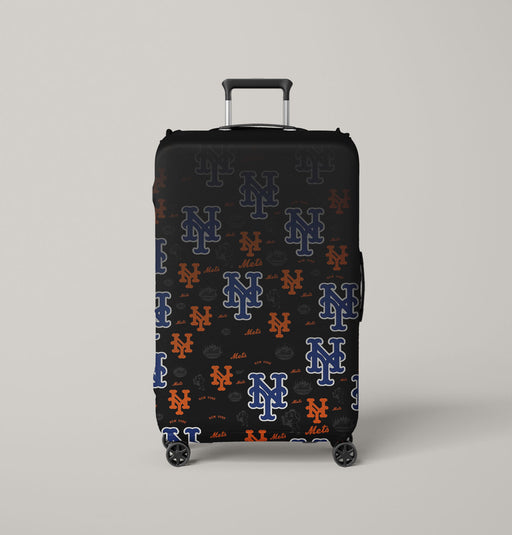 ny mets 3 Luggage Cover | suitcase