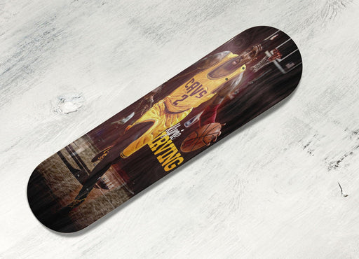 glow yellow kyrie irving cavaliers Skateboard decks