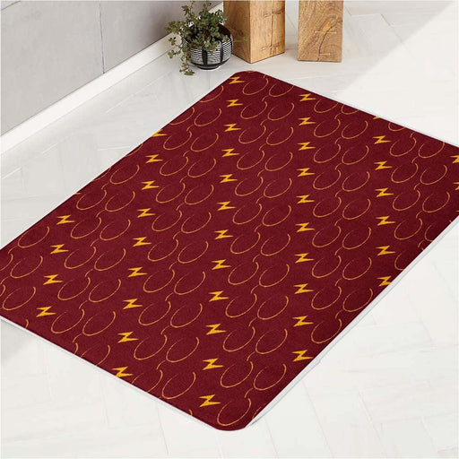 glasses with golden thunder harry potter bath rugs