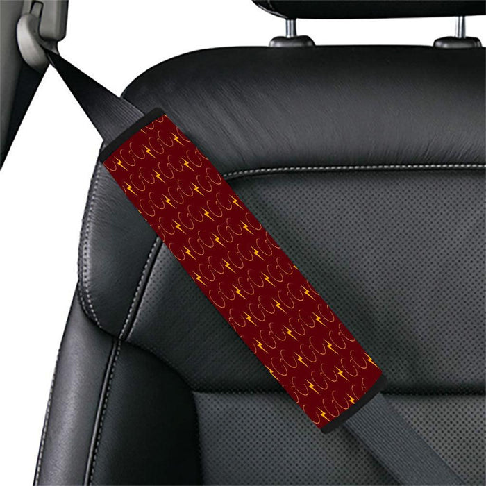 glasses with golden thunder harry potter Car seat belt cover