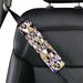 glitch square pattern abstract Car seat belt cover