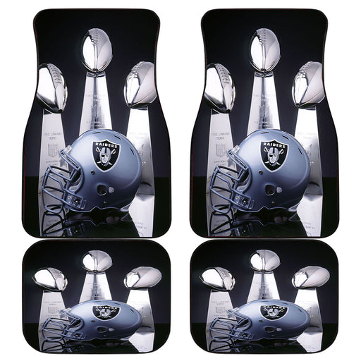 oakland raiders trophy Car floor mats Universal fit