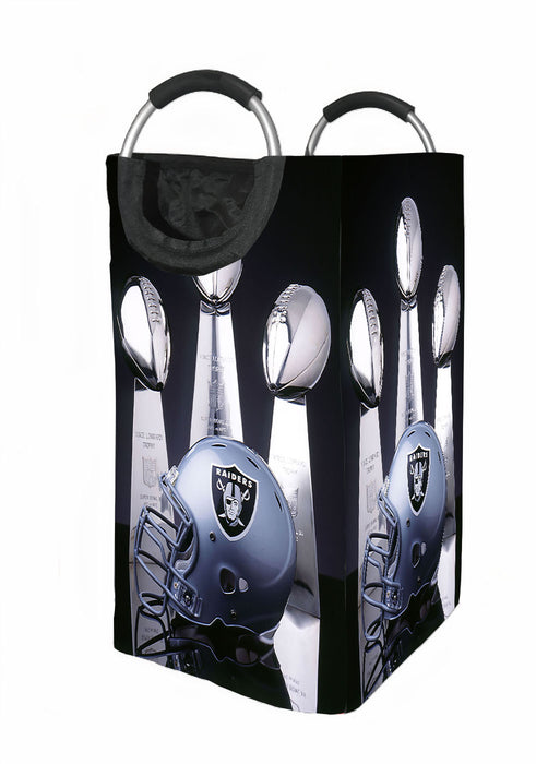 oakland raiders trophy Laundry Hamper | Laundry Basket