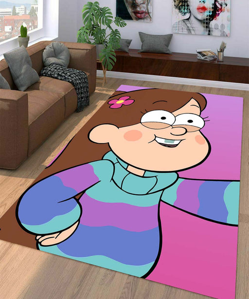 gravity falls mabel Living room carpet rugs