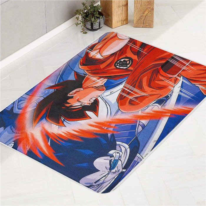 goku dragon ball super vegeta bath rugs