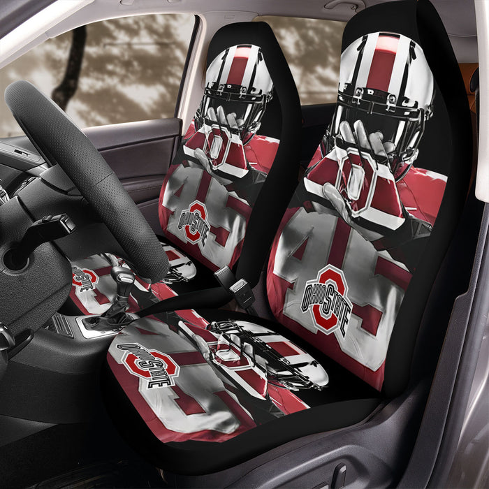 OHIO STATE 3 Car Seat Covers