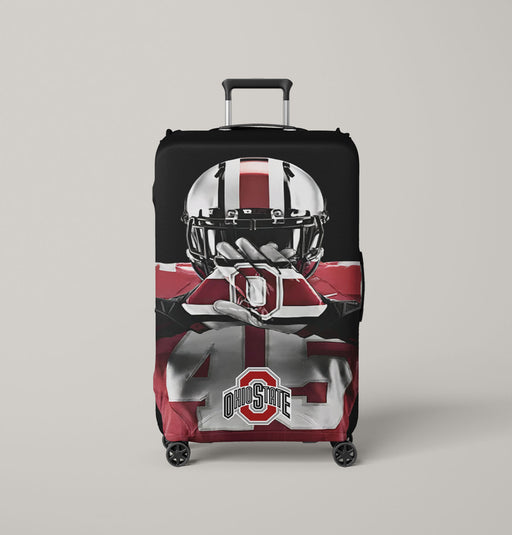 ohio state 3 Luggage Cover | suitcase