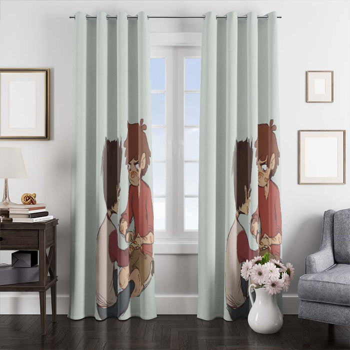 gravity falls now window curtains