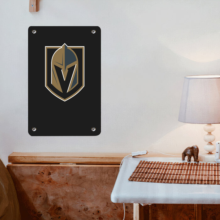 golden shield of vegas golden knights Poster Metal print wall art