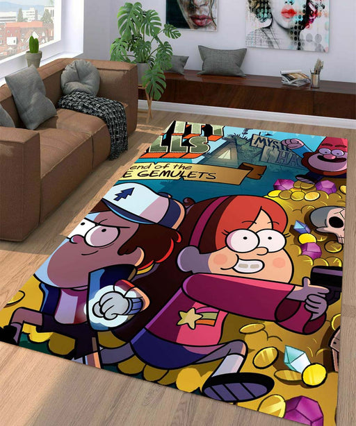 gravity falls power Living room carpet rugs