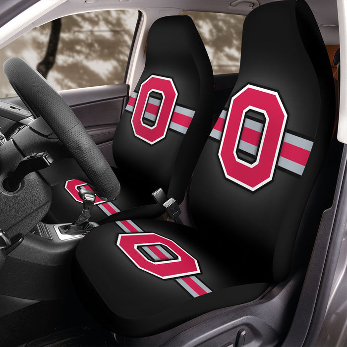 Ohio State Buckeyes 3 Car Seat Covers