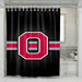 ohio state buckeyes 3 shower curtains