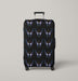 glow wolverine glass mask Luggage Cover | suitcase