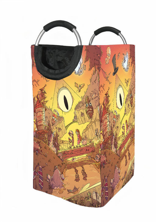 gravity falls sunset place Laundry Hamper | Laundry Basket