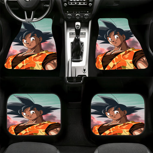 goku with bathing ape uniform Car floor mats Universal fit