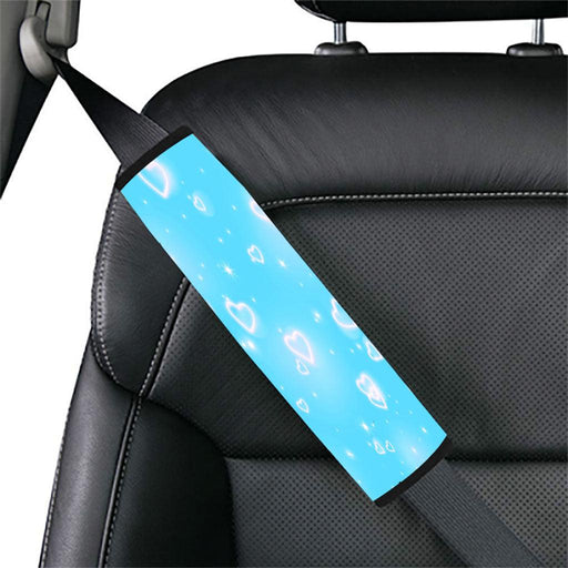 glowing of love blue sky Car seat belt cover