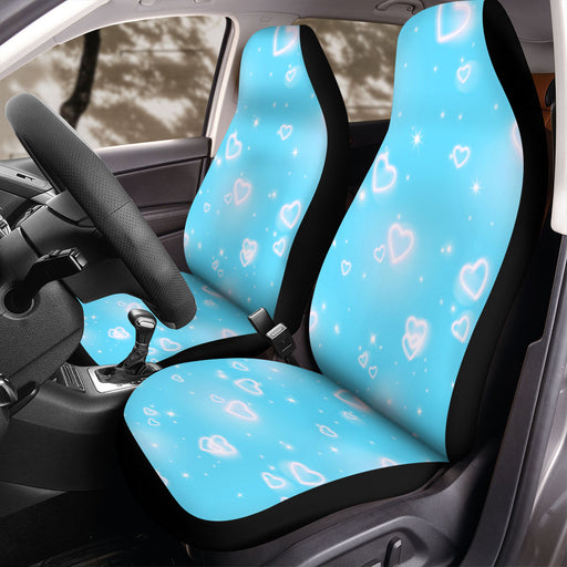 glowing of love blue sky Car Seat Covers