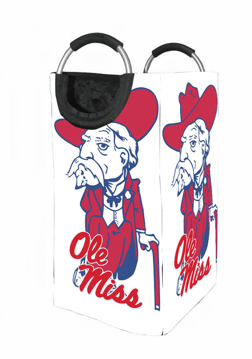 ole miss logo Laundry Hamper | Laundry Basket