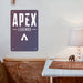 gradient font of apex legends Poster Metal print wall art